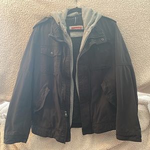 Black Denim Jacket M (Levi's)